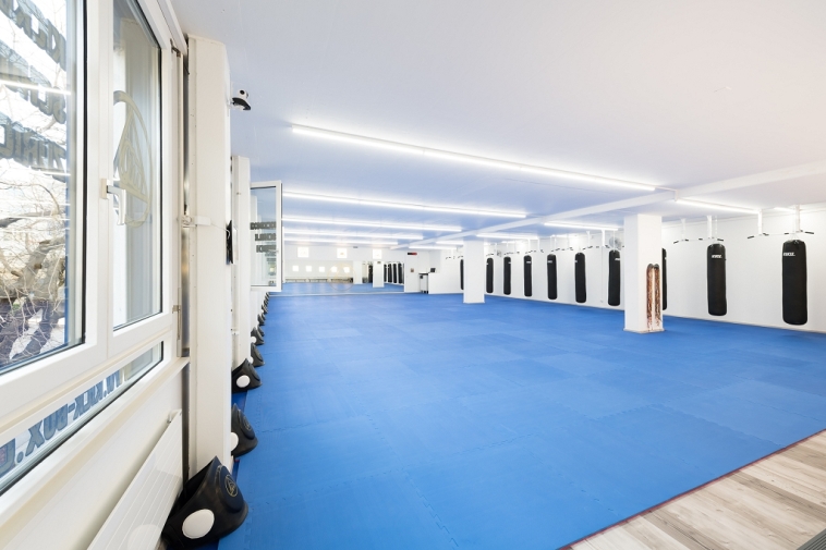 Trainingsraum der Kickbox Schule Zürich 
